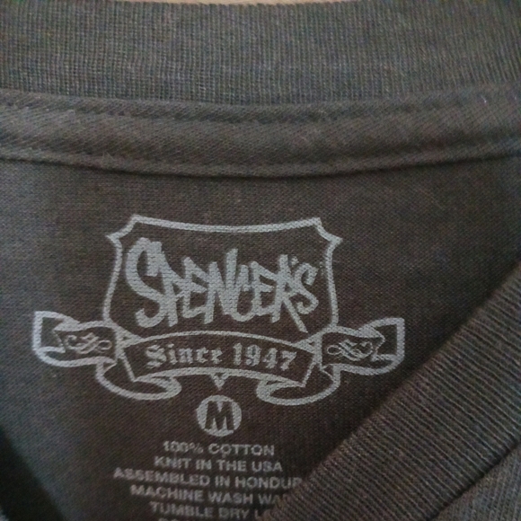 🆕 Men's Spencer's Black Nothing But Cup 420 T-Shirt Medium - Picture 3 of 4